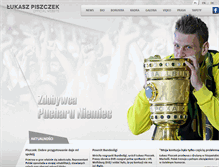 Tablet Screenshot of lukasz-piszczek.com
